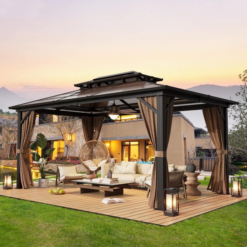 YOLENY Hardtop Gazebo – All-Season Outdoor Elegance